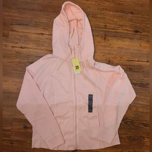 Zip Up Hoodie - NWT Target, blush pink